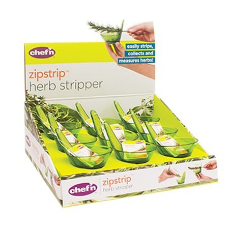 Chef N Chef'n Zipstrip 2-1/2 in. W X 3 in. L Green Plastic Herb Stripper 102-583-201
